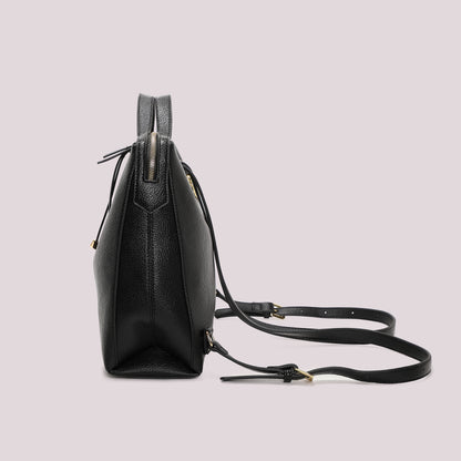 ZAINO CON TIRA ZIP CON DETTAGLIO QUADRATO