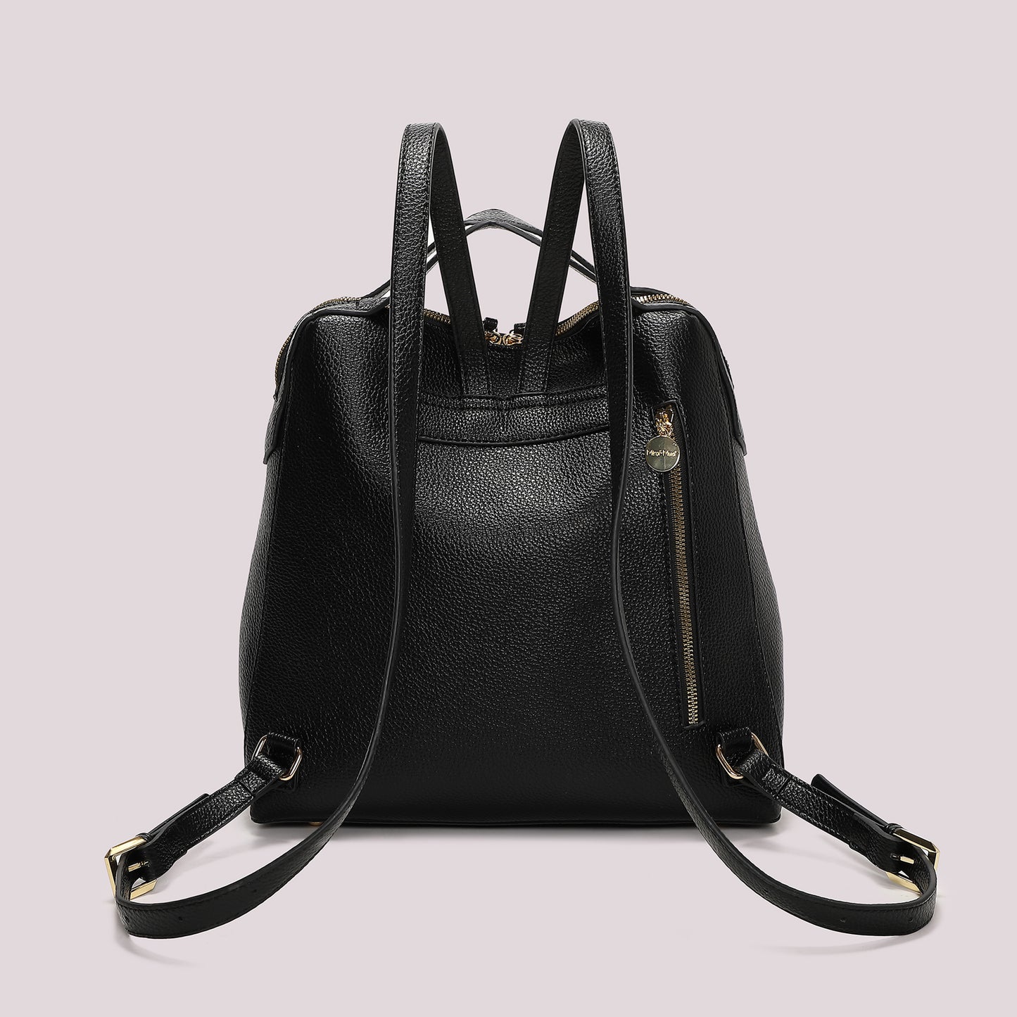 ZAINO CON TIRA ZIP CON DETTAGLIO QUADRATO