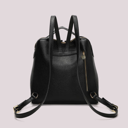 ZAINO CON TIRA ZIP CON DETTAGLIO QUADRATO