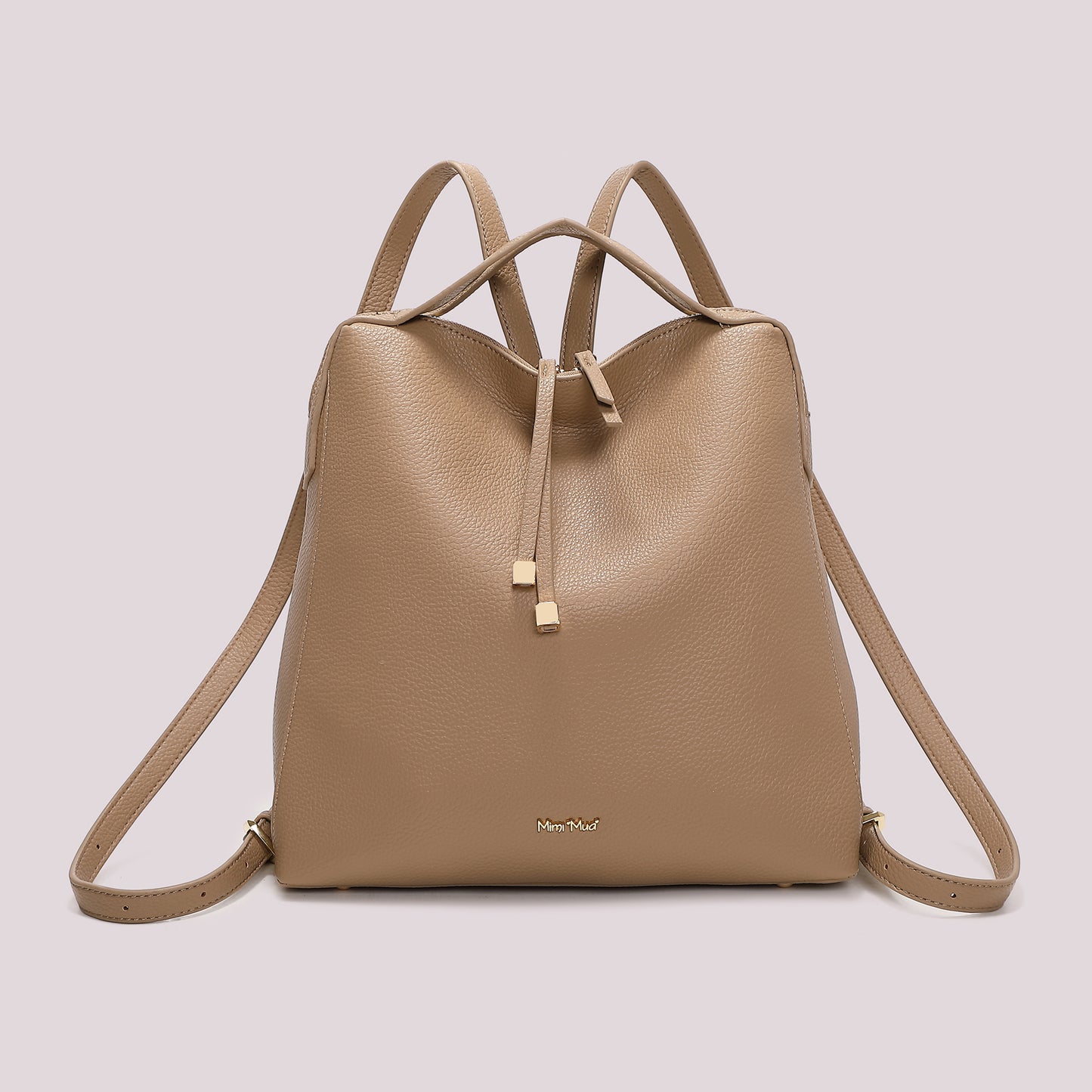 ZAINO CON TIRA ZIP CON DETTAGLIO QUADRATO