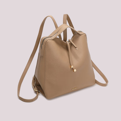 ZAINO CON TIRA ZIP CON DETTAGLIO QUADRATO