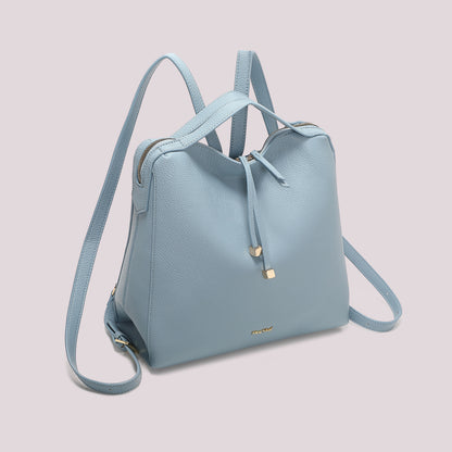 ZAINO CON TIRA ZIP CON DETTAGLIO QUADRATO