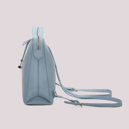 ZAINO CON TIRA ZIP CON DETTAGLIO QUADRATO