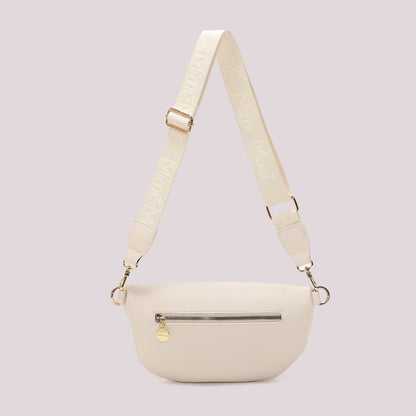 MARSUPIO CON TIRA ZIP CON DETTAGLIO QUADRATO