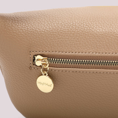 MARSUPIO CON TIRA ZIP CON DETTAGLIO QUADRATO