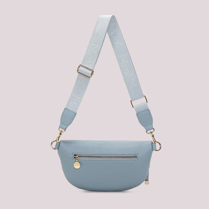 MARSUPIO CON TIRA ZIP CON DETTAGLIO QUADRATO