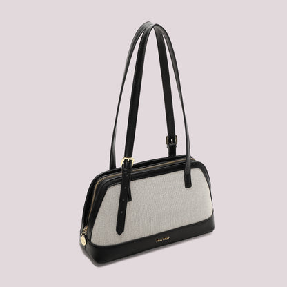 BORSA A SPALLA IN CANVAS