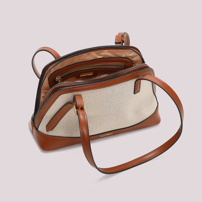 BORSA A SPALLA IN CANVAS