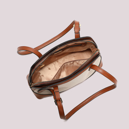 BORSA A SPALLA IN CANVAS