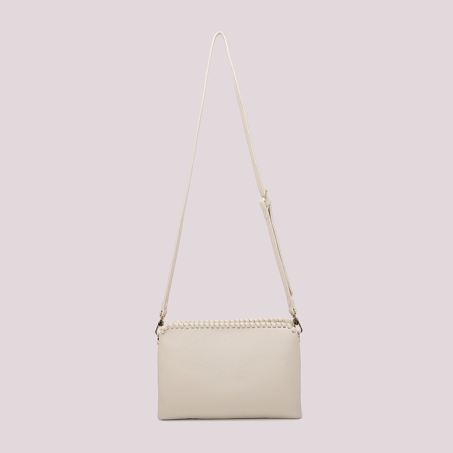BORSA A TRACOLLA CON BORDO INTRECCIATO