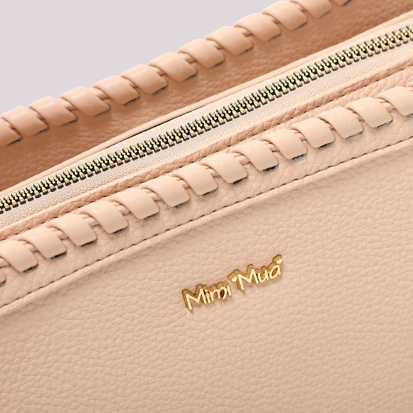 BORSA A TRACOLLA CON BORDO INTRECCIATO