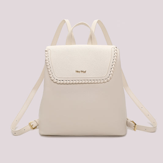 ZAINO CON BORDO INTRECCIATO