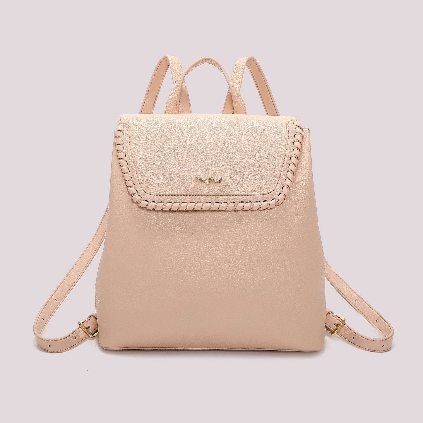 ZAINO CON BORDO INTRECCIATO