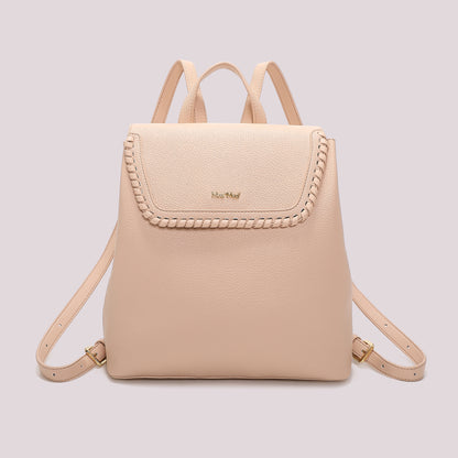 ZAINO CON BORDO INTRECCIATO