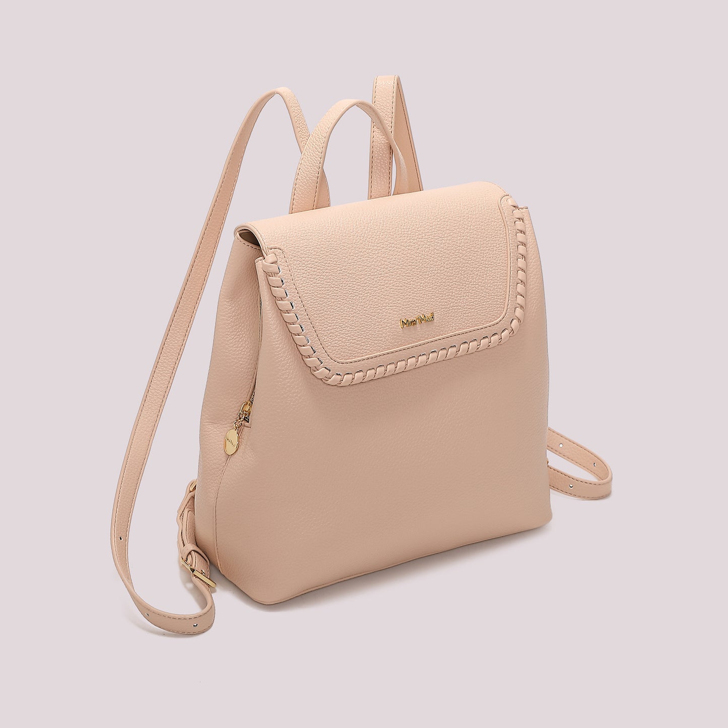 ZAINO CON BORDO INTRECCIATO