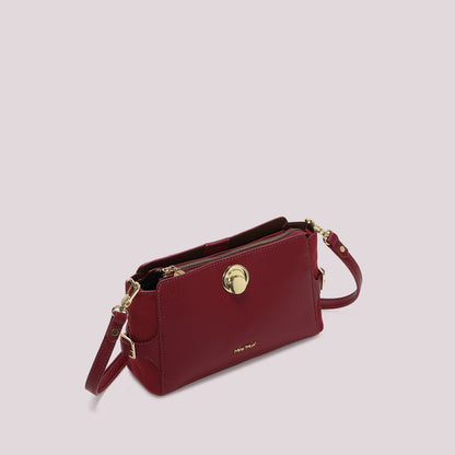 BORSA A TRACOLLA CON CINTURINO AL LATO