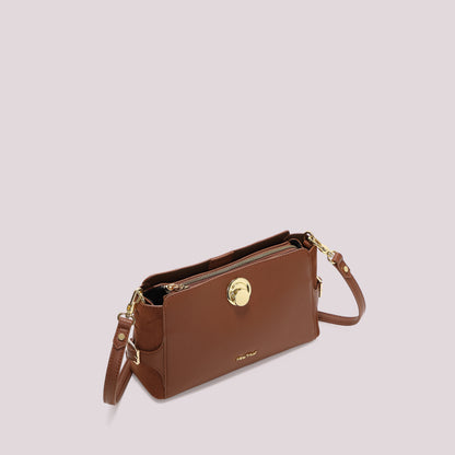 BORSA A TRACOLLA CON CINTURINO AL LATO