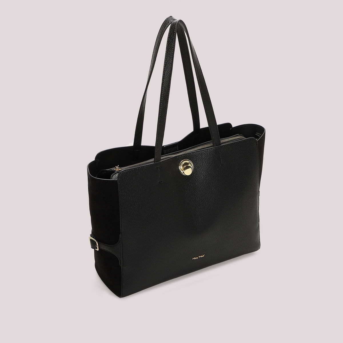 BORSA SHOPPING CON CINTURINO AL LATO