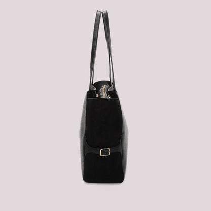 BORSA SHOPPING CON CINTURINO AL LATO