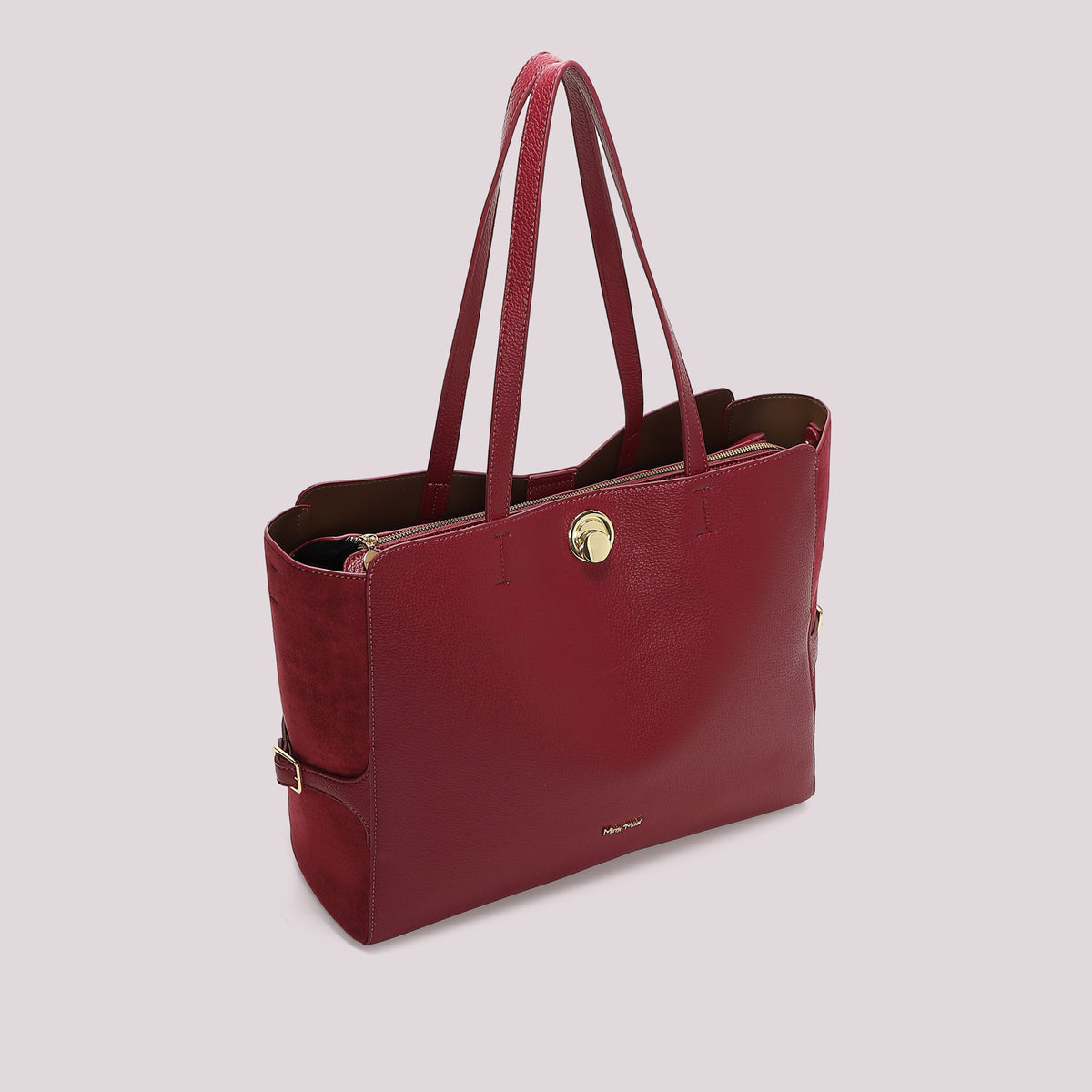 BORSA SHOPPING CON CINTURINO AL LATO