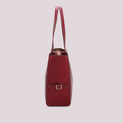 BORSA SHOPPING CON CINTURINO AL LATO