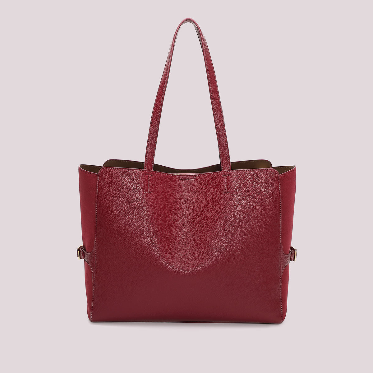 BORSA SHOPPING CON CINTURINO AL LATO
