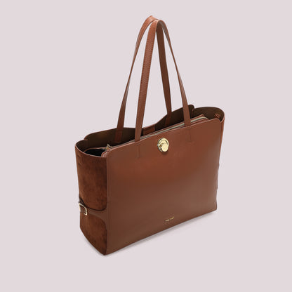 BORSA SHOPPING CON CINTURINO AL LATO