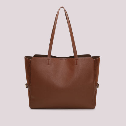 BORSA SHOPPING CON CINTURINO AL LATO