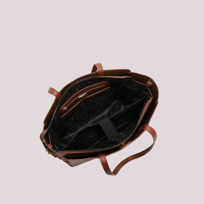 BORSA SHOPPING CON CINTURINO AL LATO