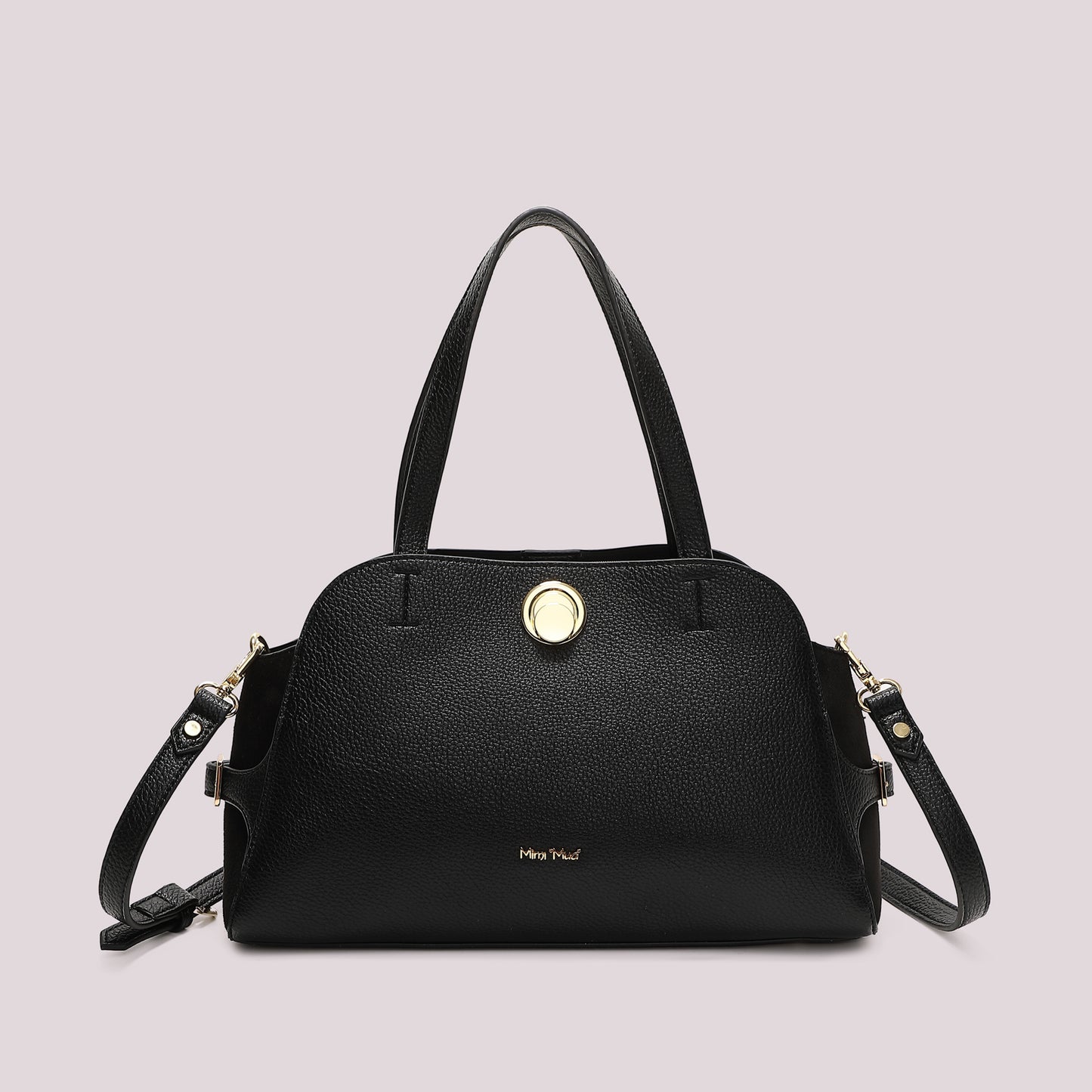 BORSA A SPALLA CON CINTURINO AL LATO