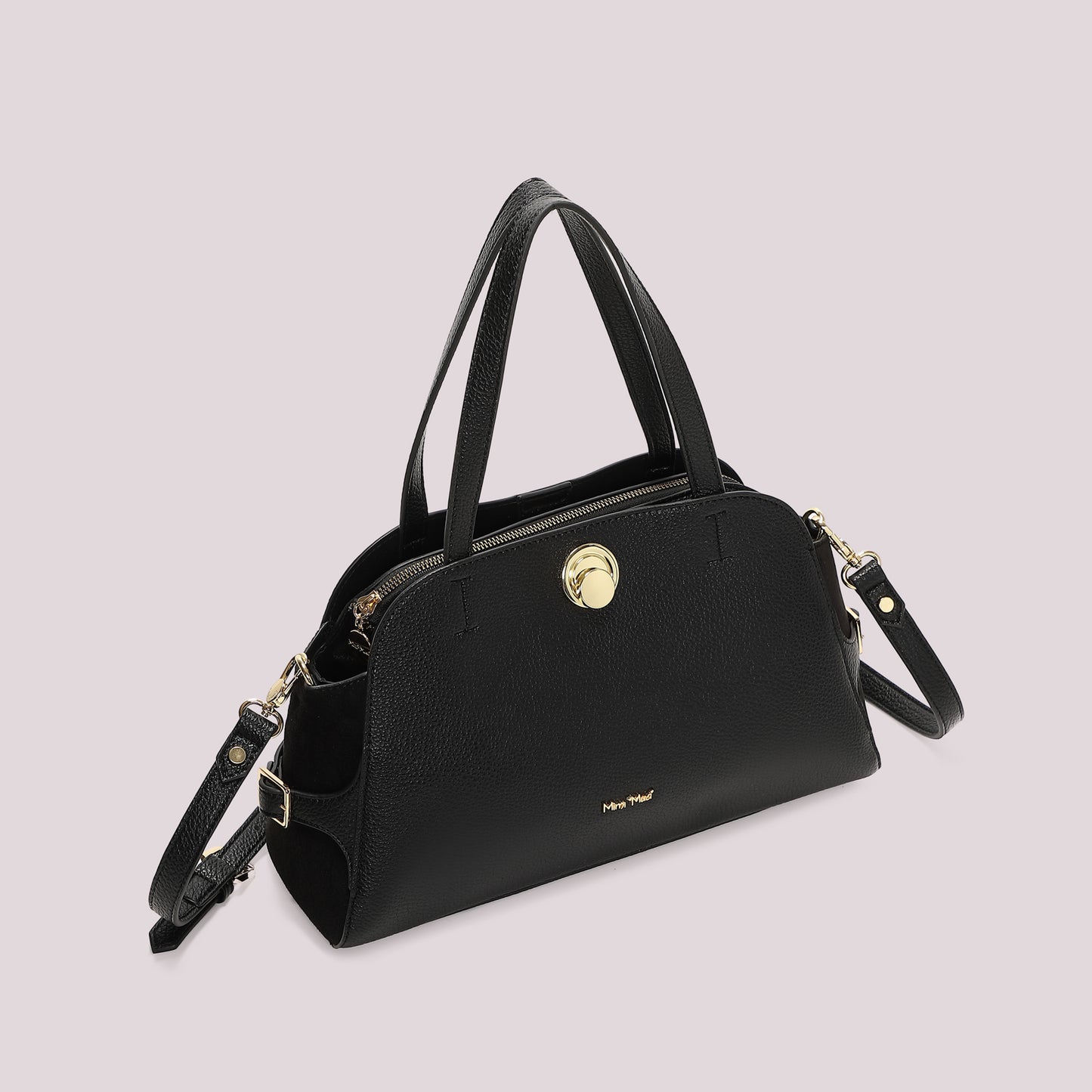 BORSA A SPALLA CON CINTURINO AL LATO