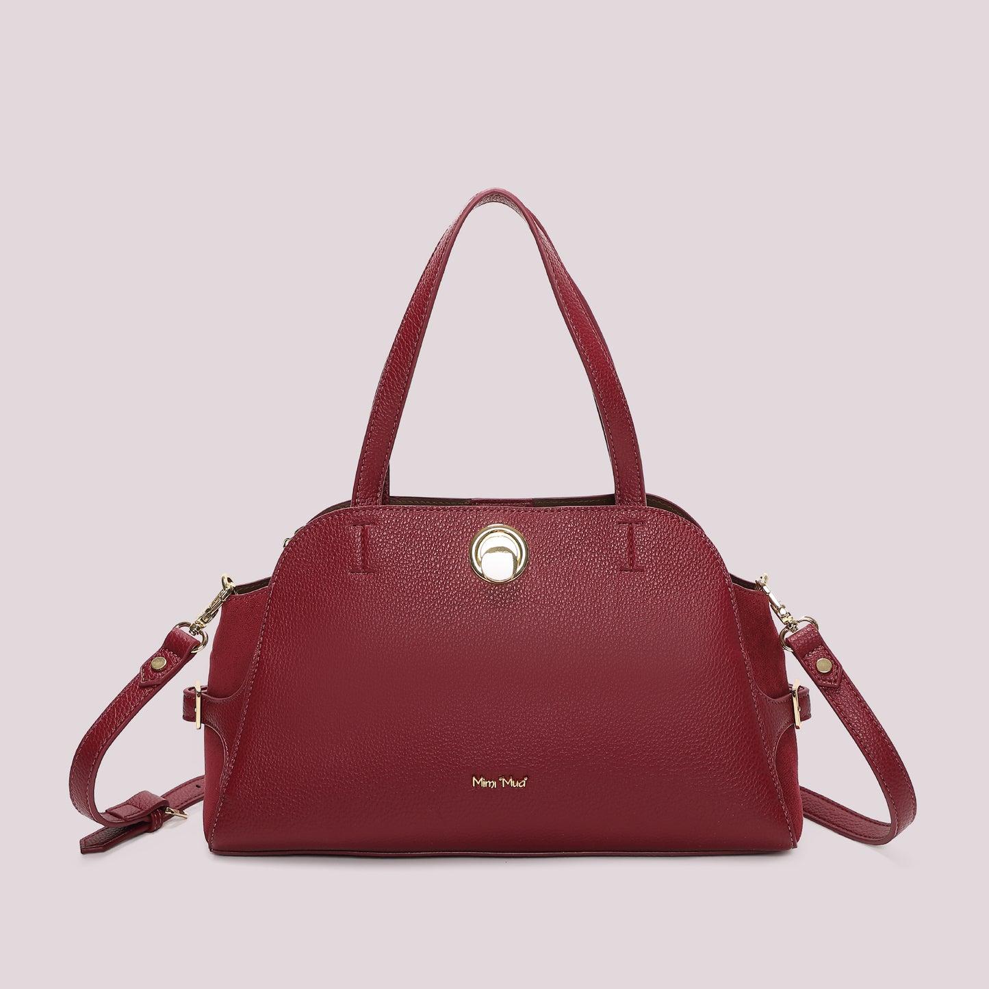 BORSA A SPALLA CON CINTURINO AL LATO