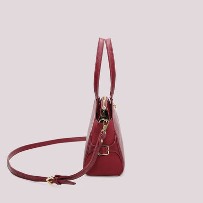 BORSA A SPALLA CON CINTURINO AL LATO