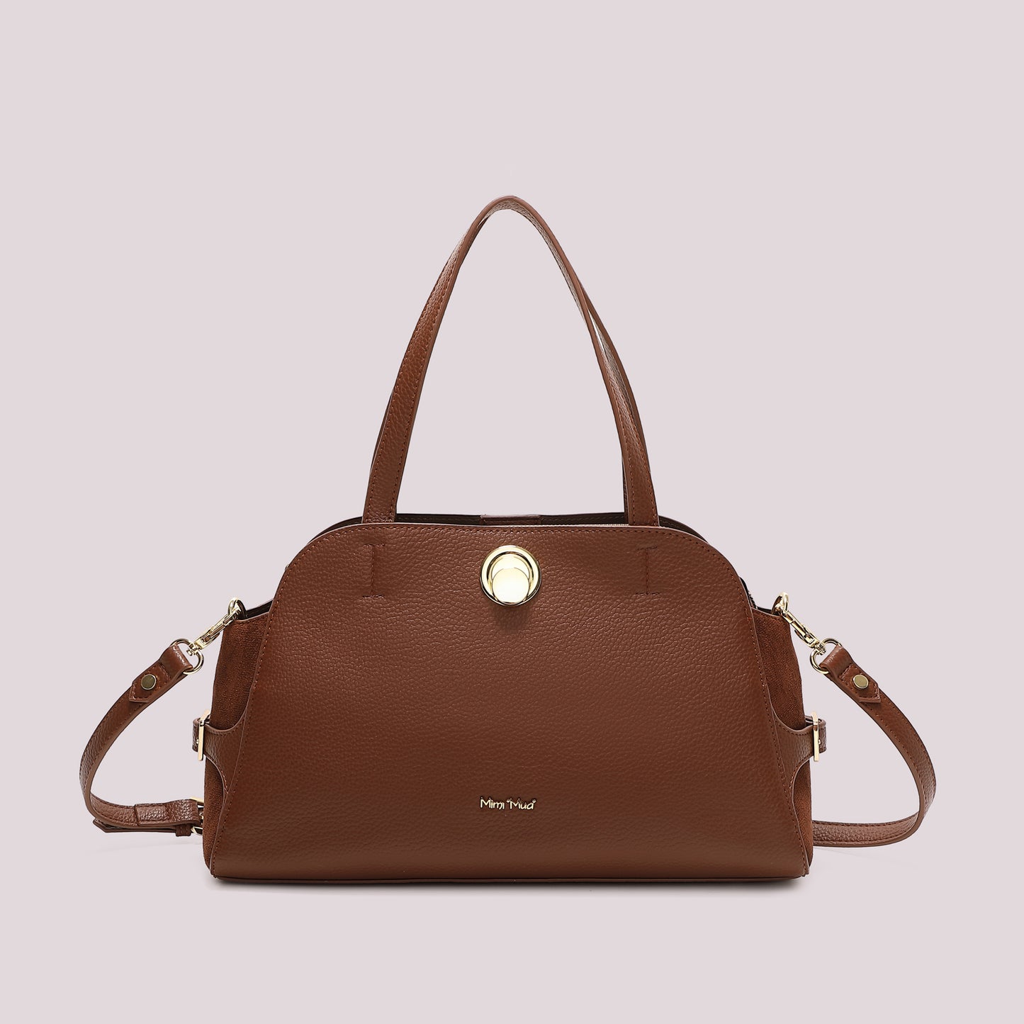 BORSA A SPALLA CON CINTURINO AL LATO