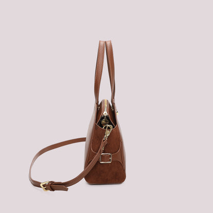 BORSA A SPALLA CON CINTURINO AL LATO