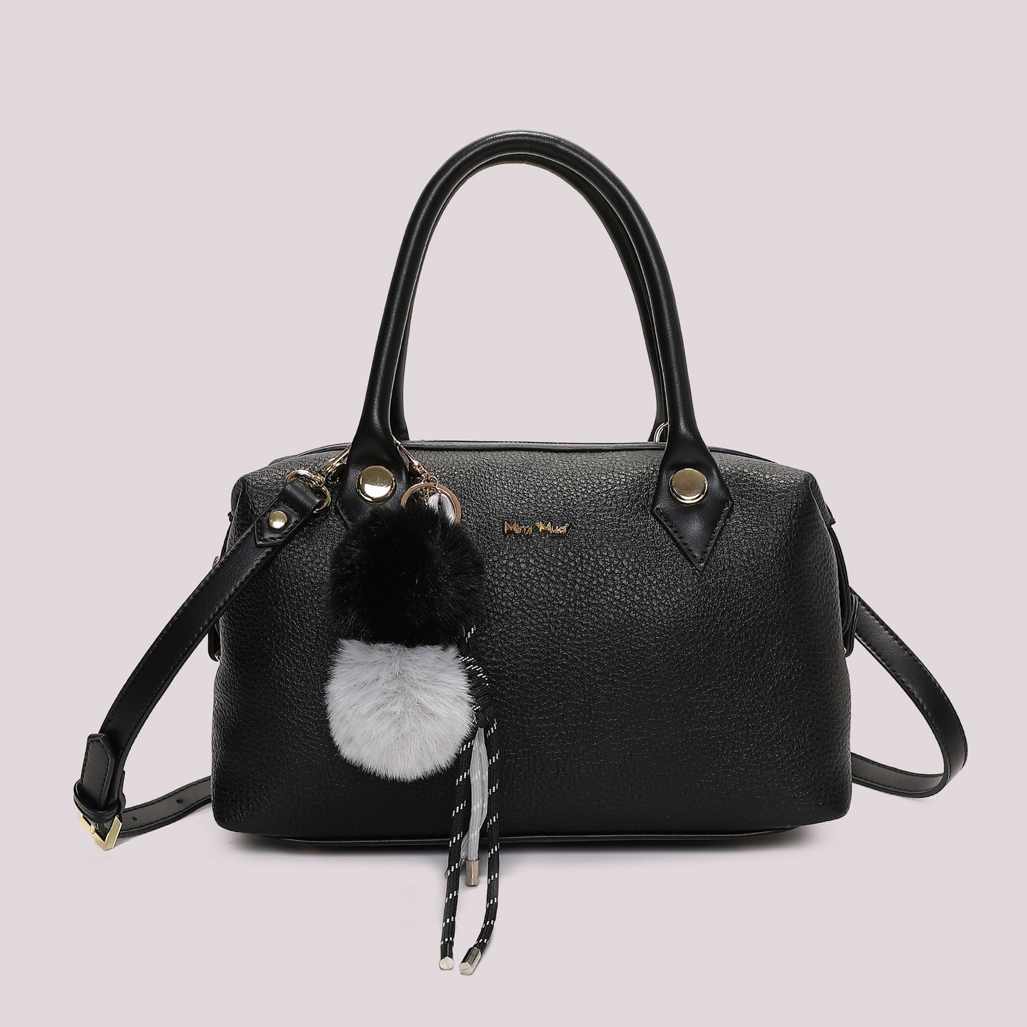 BORSA A BAULETTO CON DETTAGLIO APPESO