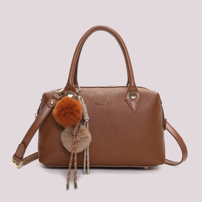 BORSA A BAULETTO CON DETTAGLIO APPESO