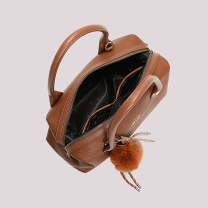 BORSA A BAULETTO CON DETTAGLIO APPESO