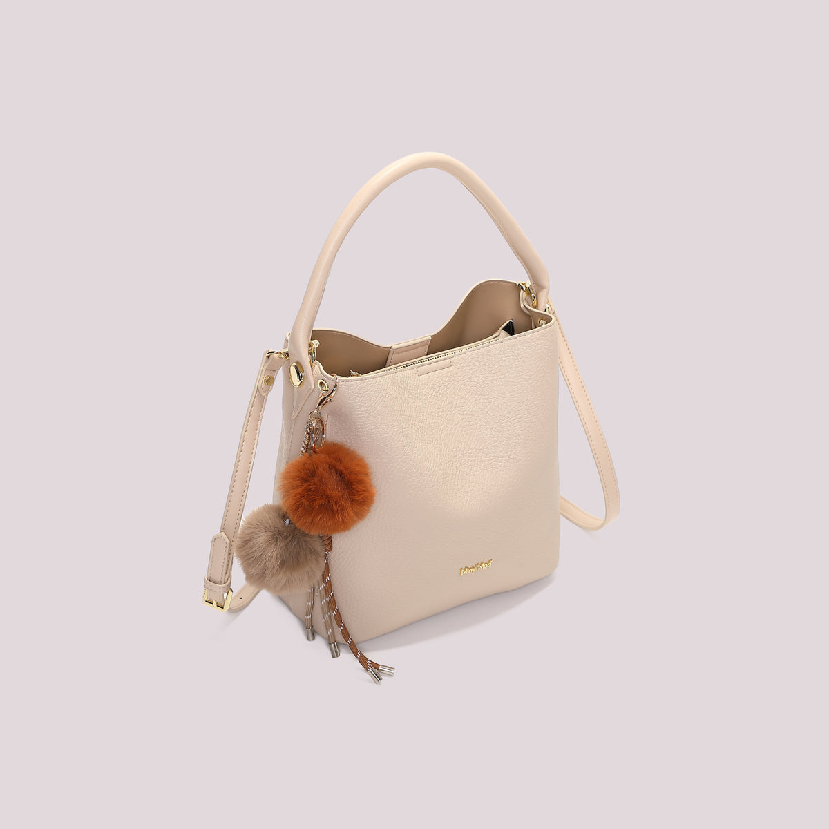 BORSA A SECCHIELLO CON DETTAGLIO APPESO