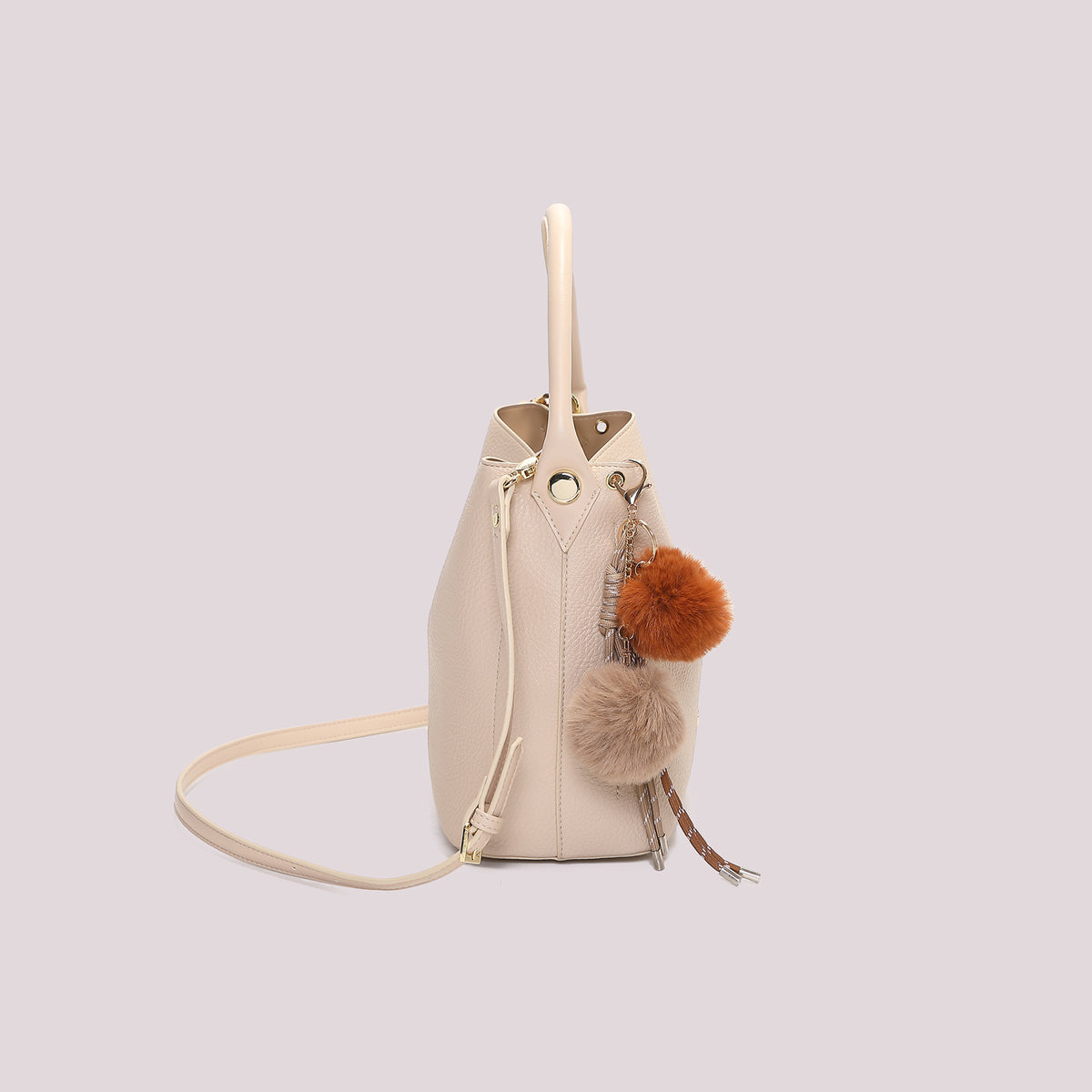 BORSA A SECCHIELLO CON DETTAGLIO APPESO