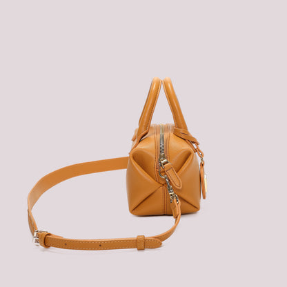 BORSA A BAULETTO PICCOLA CON TARGHETTA LOGATA