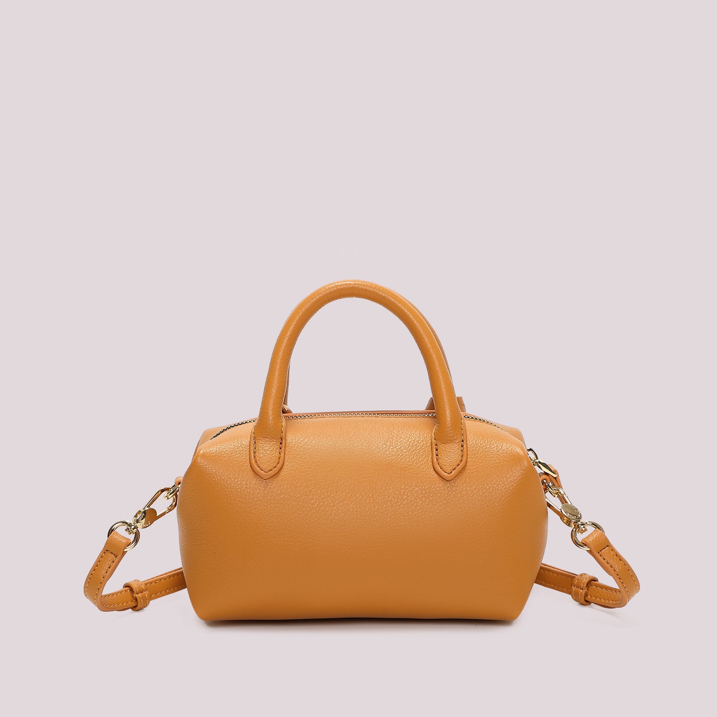 BORSA A BAULETTO PICCOLA CON TARGHETTA LOGATA