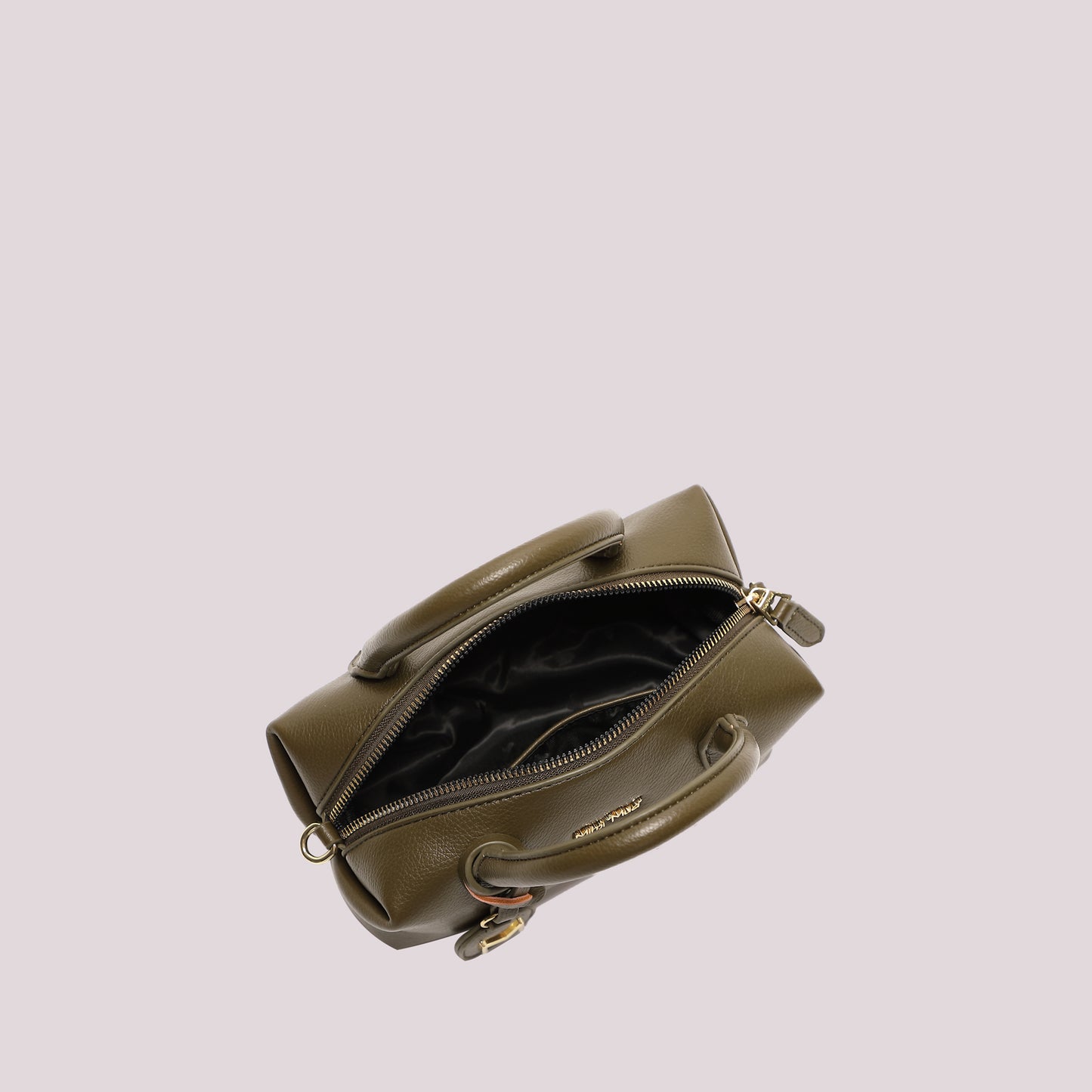BORSA A BAULETTO PICCOLA CON TARGHETTA LOGATA