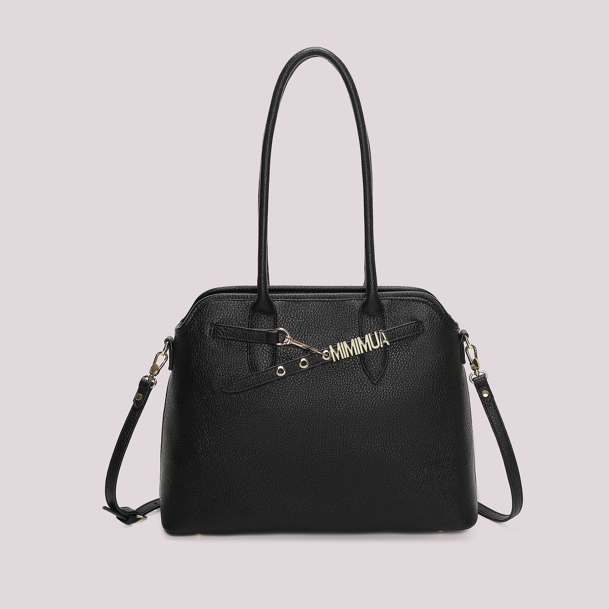 BORSA A SPALLA GRANDE CON LETTERE MIMI-MUA