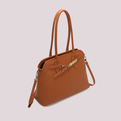 BORSA A SPALLA GRANDE CON LETTERE MIMI-MUA