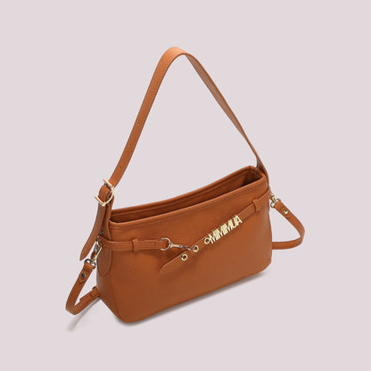 BORSA A SPALLA MEDIA CON LETTERE MIMI-MUA