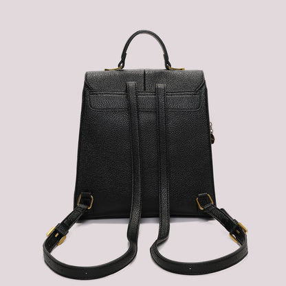 ZAINO CON DETTAGLI SATINATI