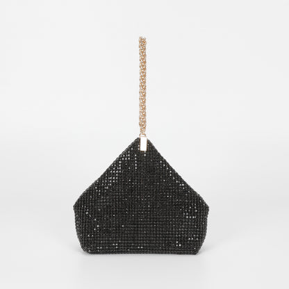 BORSA MORBIDA CON STRASS