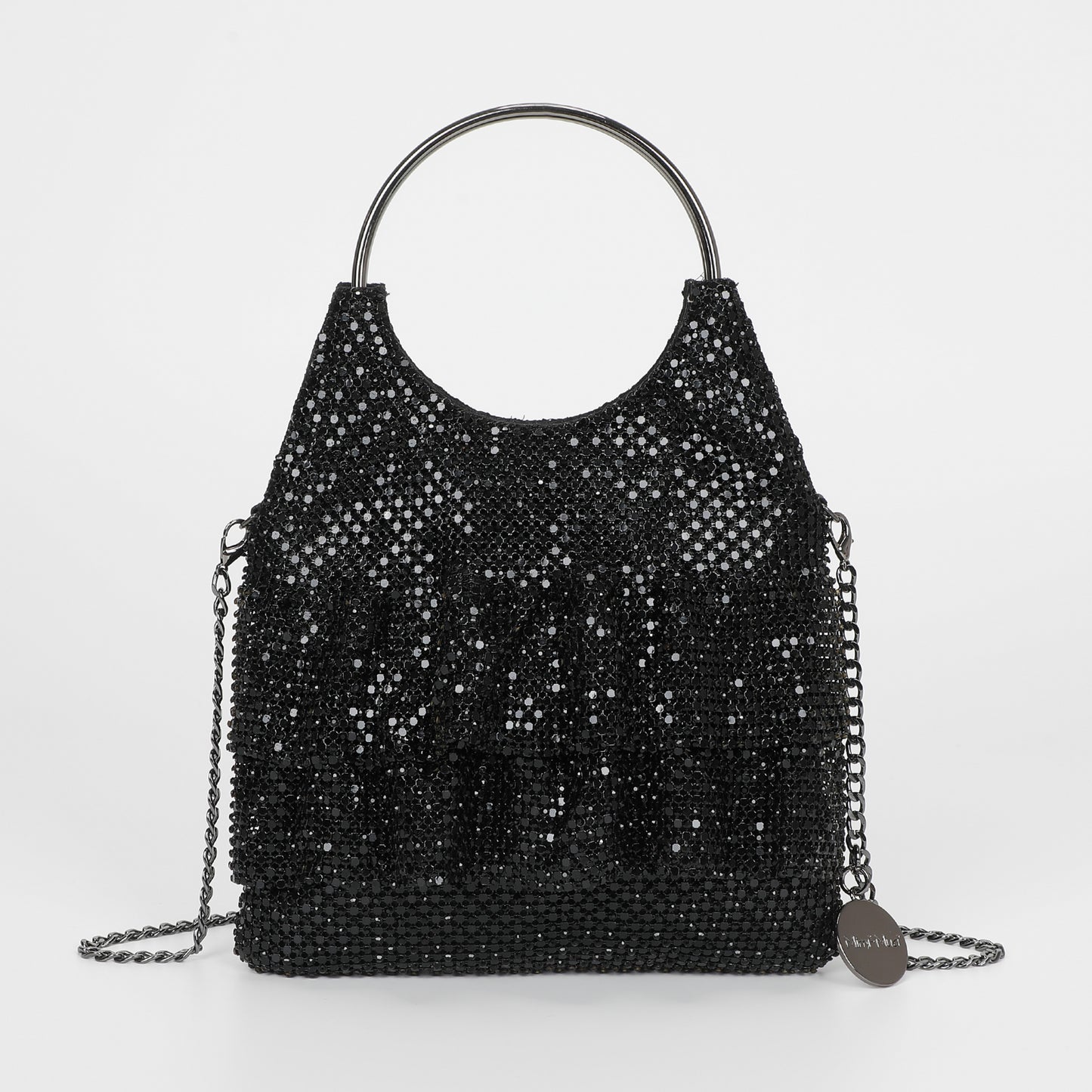 BORSA MORBIDA CON VOLANT