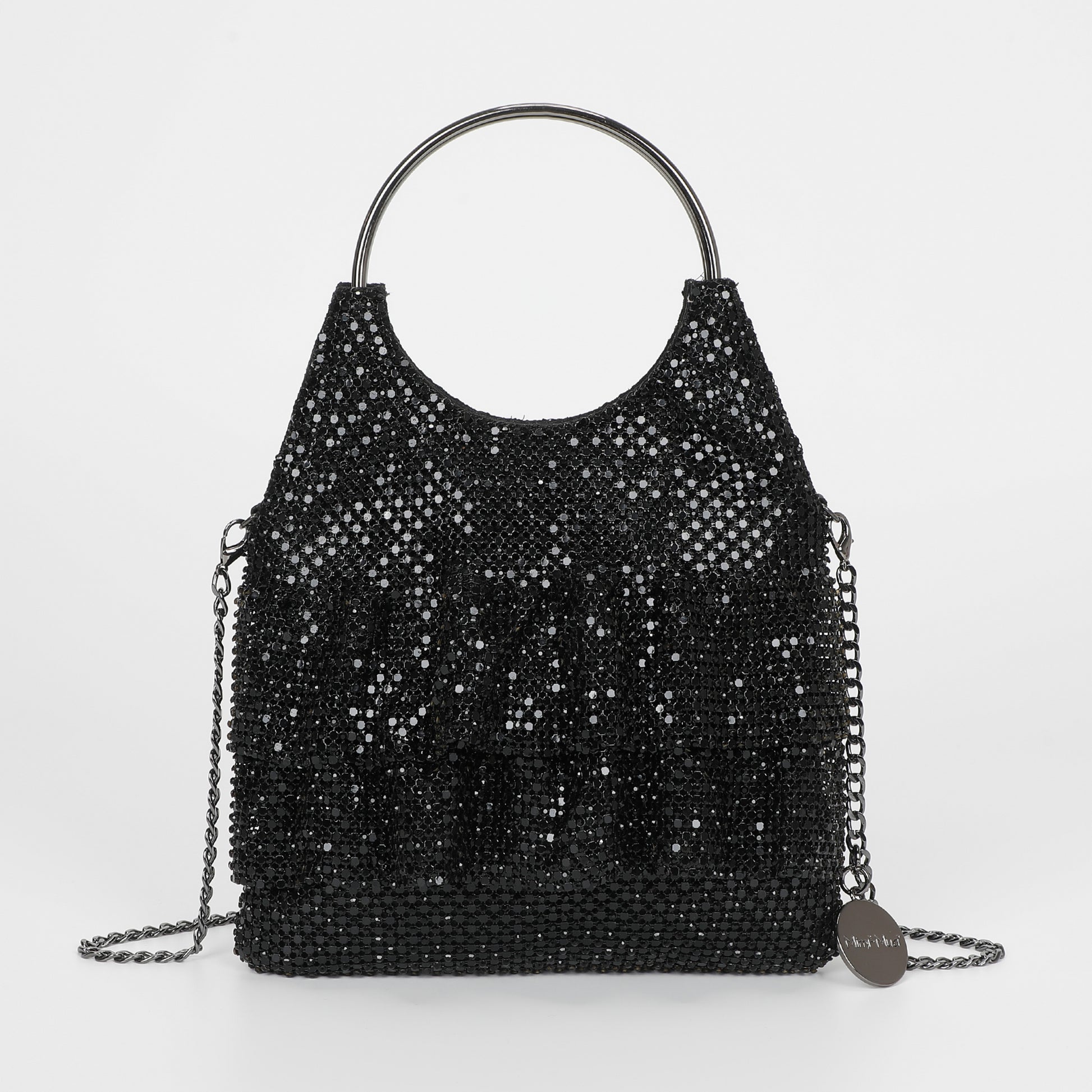BORSA MORBIDA CON VOLANT